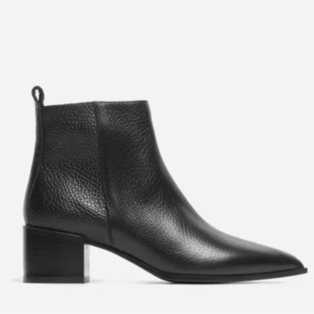 Everlane Boss Booties Black 8.5